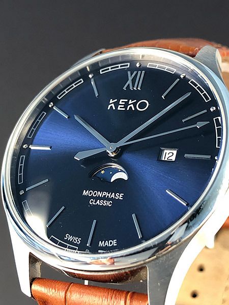 zahnd kormann gmbh keko moonphase classic blue