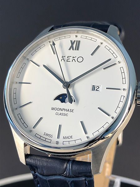 zahnd kormann gmbh keko moonphase classic white